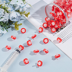 100 шт. пластиковый фильтр для шприца&nbsp;AJEW-WH0752-495