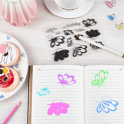 4 Stück 4 Arten Pflanzenklare Silikonstempel&nbsp;DIY-CP0009-80B