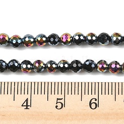 Гальванизируйте прозрачные стеклянные бусины&nbsp;EGLA-B013-02A-FR13