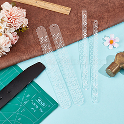 4 шт. шаблоны для ремней из акрила&nbsp;AJEW-WH0270-488A