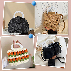 D-образные ручки из искусственной кожи для сумок FIND-WH20016-11B