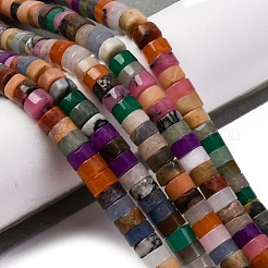 Нити бусин из натурального белого нефрита G-M092-A-01