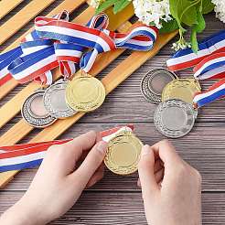 Спортивная медаль из цинкового сплава с подвеской в форме кабошона&nbsp;PALLOY-GA0001-05