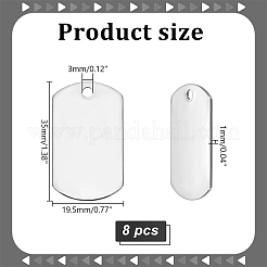 8 шт. подвески из нержавеющей стали 304&nbsp;STAS-LP0001-29