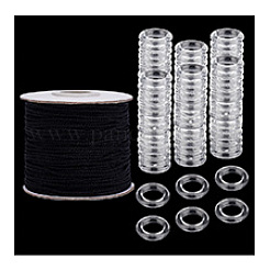 1 рулон круглой нейлоновой нити DIY-PH0030-89