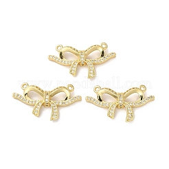 Реечное покрытие латунь микро паве прозрачный кубический цирконий подвески с 2 петлей&nbsp;KK-F853-13G