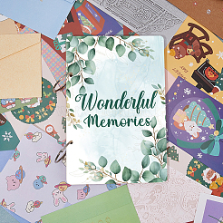 Деревянная папка с 2 кольцом&nbsp;DIY-WH0547-039