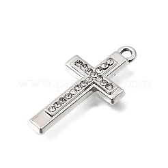 Pendentifs en strass de cristal en alliage de placage uv&nbsp;RB-CBAD37D-26P