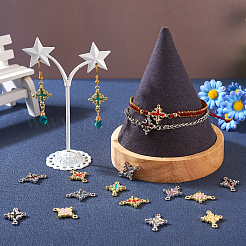 48 шт. 12 стиля подвески-соединители из эмалированного сплава с покрытием стойки&nbsp;FIND-TA0002-85