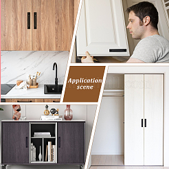 20 шт. самоклеящиеся дверные ручки из алюминиевого сплава&nbsp;FIND-WA0001-04