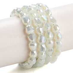 Стеклянные бусины с гальваническим покрытием &nbsp;EGLA-D030-J4mm-B02