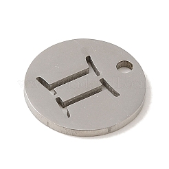 Anlaufgeschützte Charms aus Edelstahl 201&nbsp;STAS-E217-10P-11