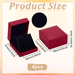 Бумажная подарочная коробка CON-WH0089-90A