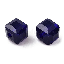 Непрозрачные цветные граненые стеклянные бусины GLAA-E047-02B