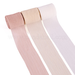 3 рулон 3-х цветной складчатой полиэстеровой ленты OCOR-TA0002-98C