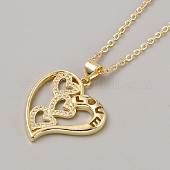 Комплект украшений из латуни с фианитами SJEW-F223-03