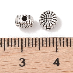 Сплавочные овальные бусины тибетского стиля  LFH10005Y