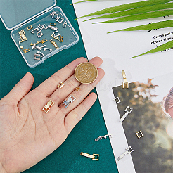 16 шт. 4 стиля экологически чистых латунных застежек для часового ремешка KK-FH0007-10