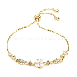 Браслеты-слайдеры из сплава со стразами&nbsp;BJEW-A156-06G