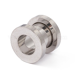 Не тускнеющие беруши из нержавеющей стали 304 калибры EJEW-G317-01H-P