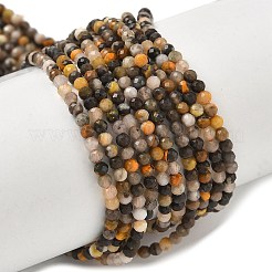 Натуральные бусины из яшмы шмеля G-D306-A08-2mm