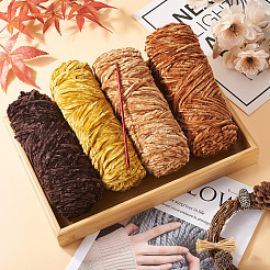 Magibead 4шт 4 цвета пряжа шерстяная синель&nbsp;AJEW-MB0001-10