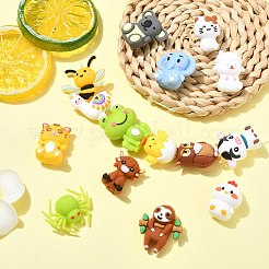 15 шт. 15 стиля фокусных бусин из пищевого силикона для животных&nbsp;SIL-CJ0002-74