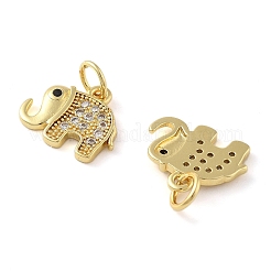 Латунные микро проложить кубического циркония подвески KK-C092-18B-G