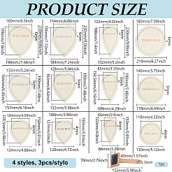 Шаблон для резки подставки под макраме из листового дерева DIY-BC0015-37