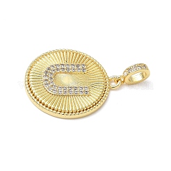 Pendentifs en laiton zircon cubique transparent&nbsp;KK-L253-17G-U