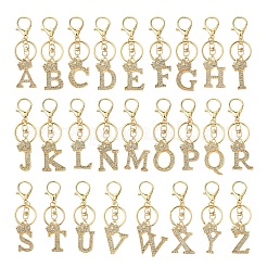 Брелок со стразами из золотого сплава KEYC-YW00105-01