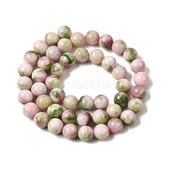 Natürliche weiße Jade perlen Stränge&nbsp;G-H348-8mm-04