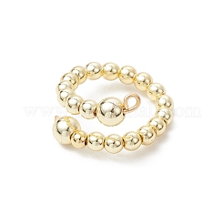 2 шт. 2-цветные гальванизированные немагнитные синтетические гематитовые бусины-манжеты&nbsp;RJEW-JR00904-03