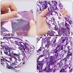 Шторы с бахромой из пластиковой фольги&nbsp;AJEW-WH0314-685