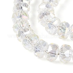 Galvanisieren transparente Glasperlen Stränge&nbsp;EGLA-N022-05B-C08