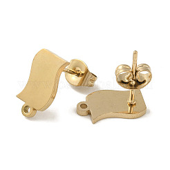 Ионное покрытие (ip) 304 нержавеющая сталь гвоздики фурнитура для сережек STAS-I206-66G