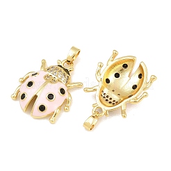 Pendentifs avec zircon cubiques à micro-pavés en laiton&nbsp;CU-CBA765C-05C-G