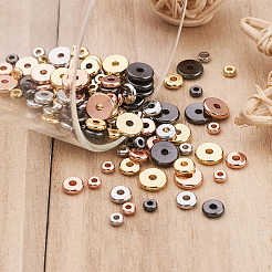 120шт 12 стиля латунные распорные бусины&nbsp;KK-CD0001-17