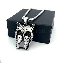 Винтажные панк-кулоны в виде животных из нержавеющей стали 304.&nbsp;KT0388