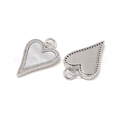 Латунные микропаве прозрачные подвески с фианитом KK-A207-03P