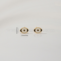 Elegante Ohrstecker mit bösem Blick aus Edelstahl 201&nbsp;AG3278-4