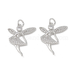 Латунные микро проложить кубического циркония подвески&nbsp;KK-E068-VB146