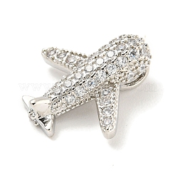 Покрытие стойки латунь микропаве прозрачные подвески из кубического циркония&nbsp;KK-B093-27P