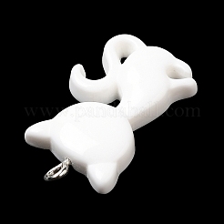 Pendentifs en résine opaque&nbsp;RESI-G069-03D