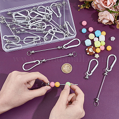 20 Stück Aluminium-Kletterkarabiner&nbsp;AJEW-UN0001-93
