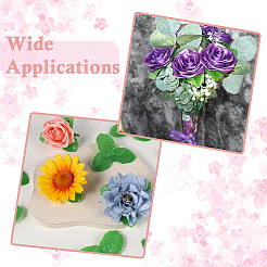 Искусственный лист из пластика и ткани&nbsp;AJEW-WH20070-105