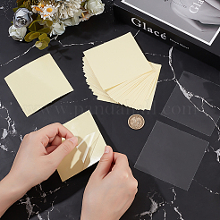 Квадратные пвх автомобильные окна статические клеи&nbsp;LS-AJEW-WH0609-092