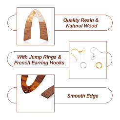 Kit de fabrication de boucles d'oreilles pendantes en forme de V&nbsp;DIY-BY0001-42