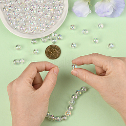 Экологичные прозрачные акриловые бусины OACR-PA0001-30C-02