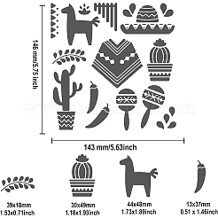 Трафареты для резки штампов из нержавеющей стали cinco de mayo DIY-WH0279-159
